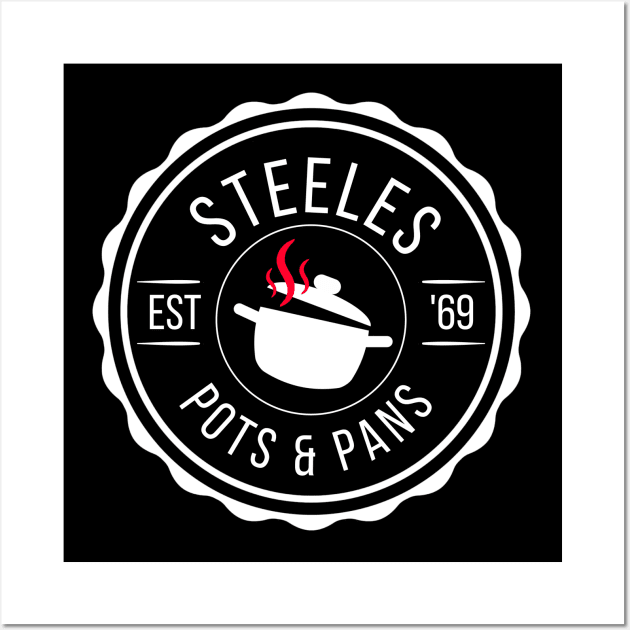 STEELES POTS AND PANS Wall Art by DarkStile